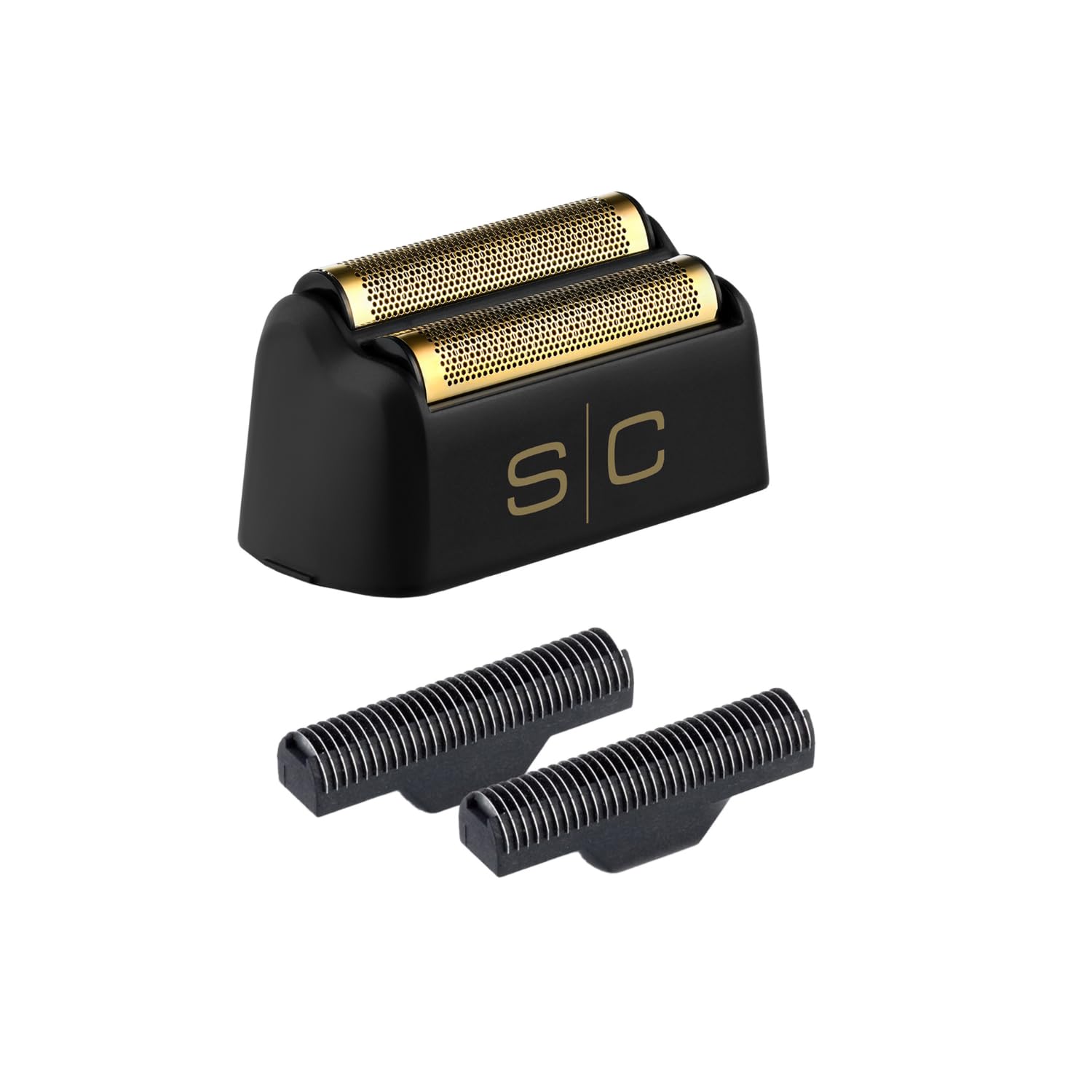 Set de tête Gold Foil et lames en acier | accessoire original Stylecraft | Pièce de rechange pour rasoir électrique Stylecraft Instinct Couleur Noir