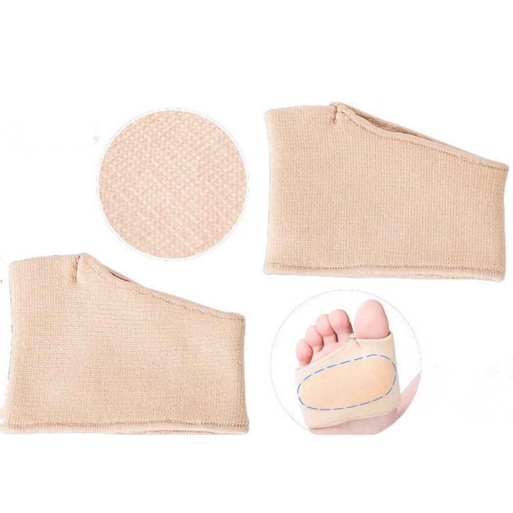 PEDIMEND Mittelfußknochenpolster aus Silikongel, gepolstert, schützt Mittelfußknochen vor Druck und Scherkräften – Lindert Brennsensor, lindert Hühneraugen, Hornhaut und Fußpflege, 1 Paar