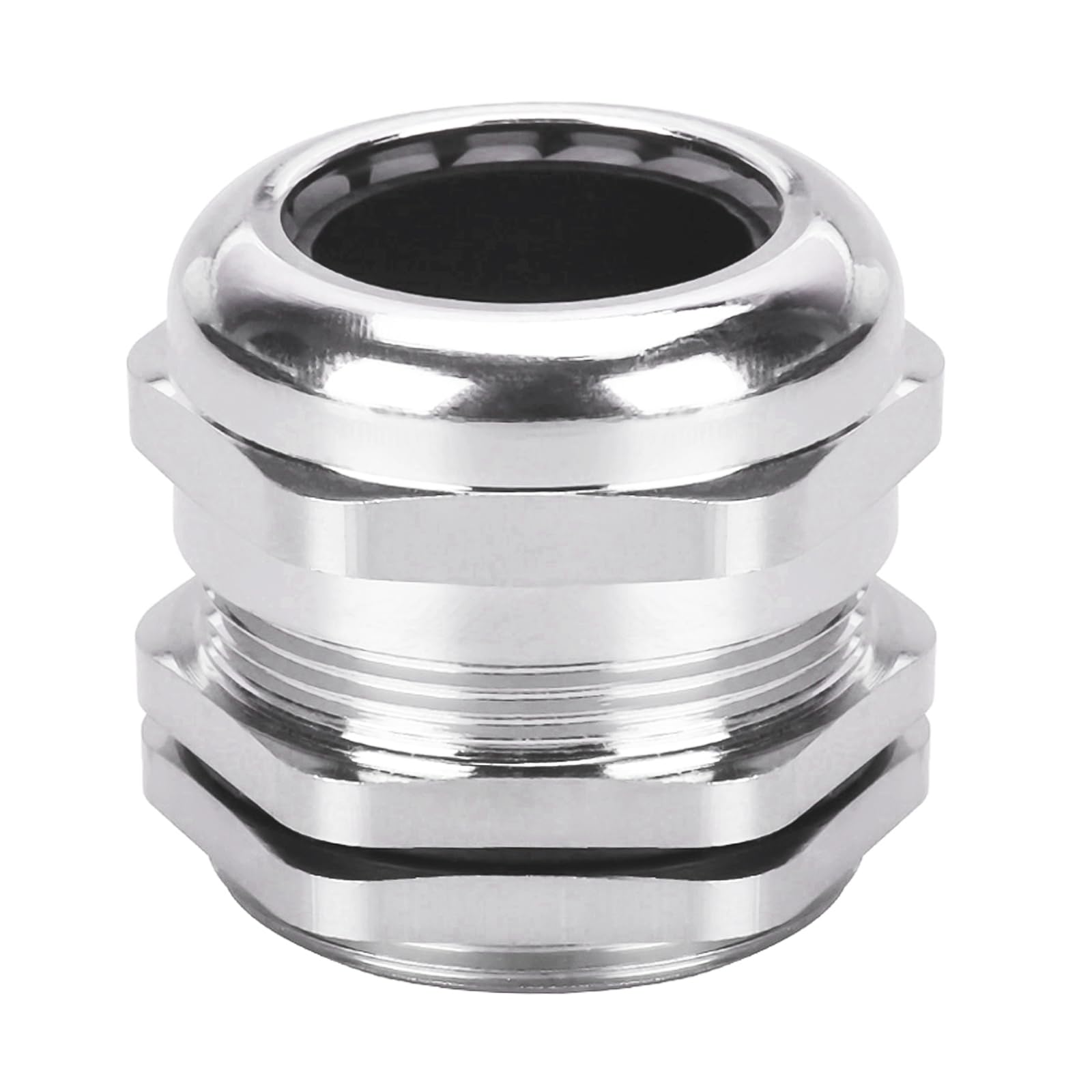 8Pcs Cable Gland M16, Nickel Plated Brass Waterproof Glands Joints, IP68 Adjustable Connector Glands, Cord Grip Connectors with Gaskets and Locknut 3-6mm Diameter