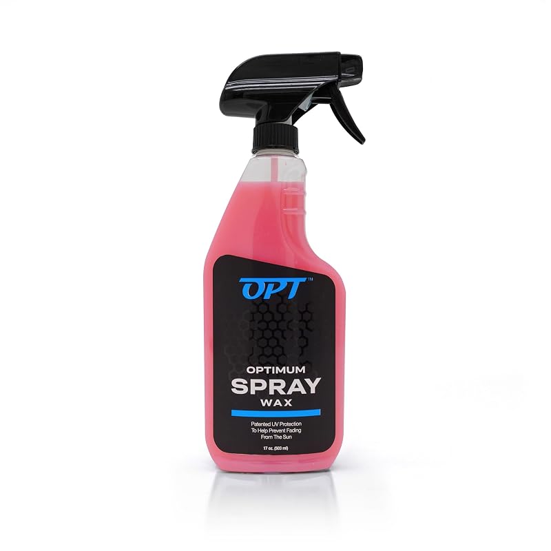Cera automotiva spray com carnaúba Optimum para pintura, vidro, cromados e plásticos externos, frasco de 510 mL