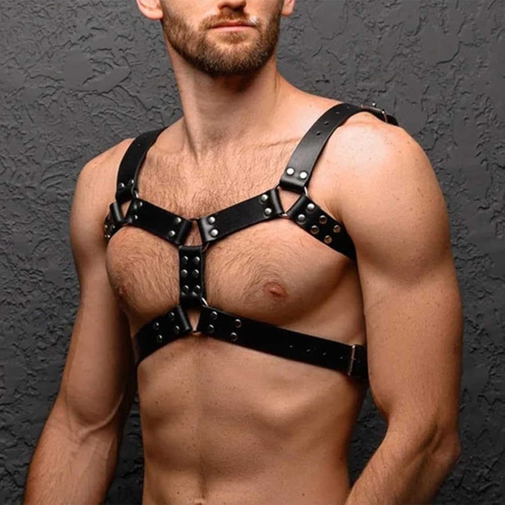 JOCKMAIL Uomo Petto Harness Spalla Uomini Neoprene Petto Harness