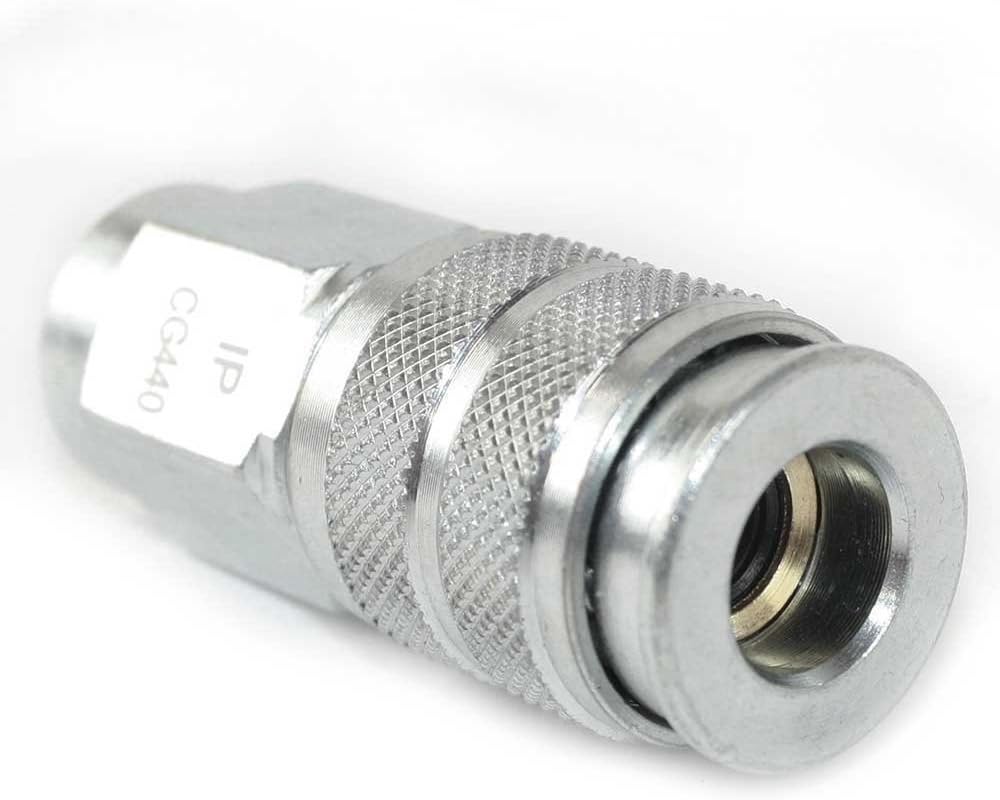 Interstate Pneumatics CG440 1/4 Inch Universal Steel Coupler 1/4 Inch Female NPT (1)