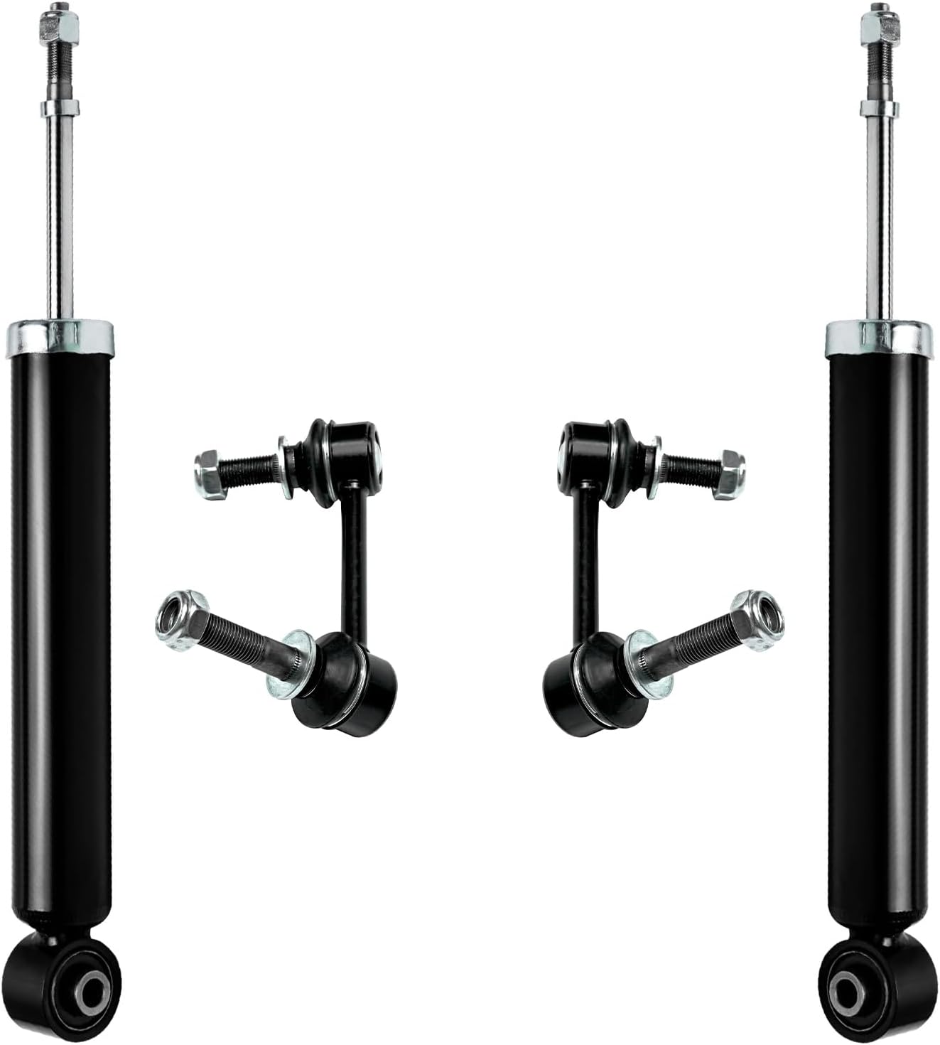 Detroit Axle Rear Shock Absorbers and Rear Sway Bar Links Kit for Nissan Pathfinder / Infiniti QX60 (Rear)