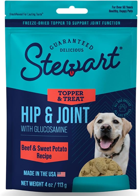Stewart Petisco e Complemento para Ração de Cães com Carne Bovina e Batata-Doce, 118 g