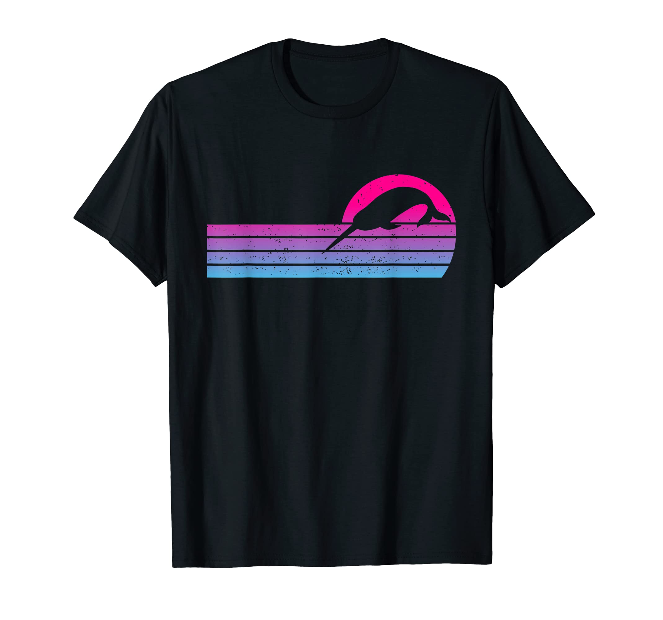 Retro Vintage Narwhal ClothesNarwhal Vintage Retro Narwhal T-ShirtOEKO-TEX STANDARD 100