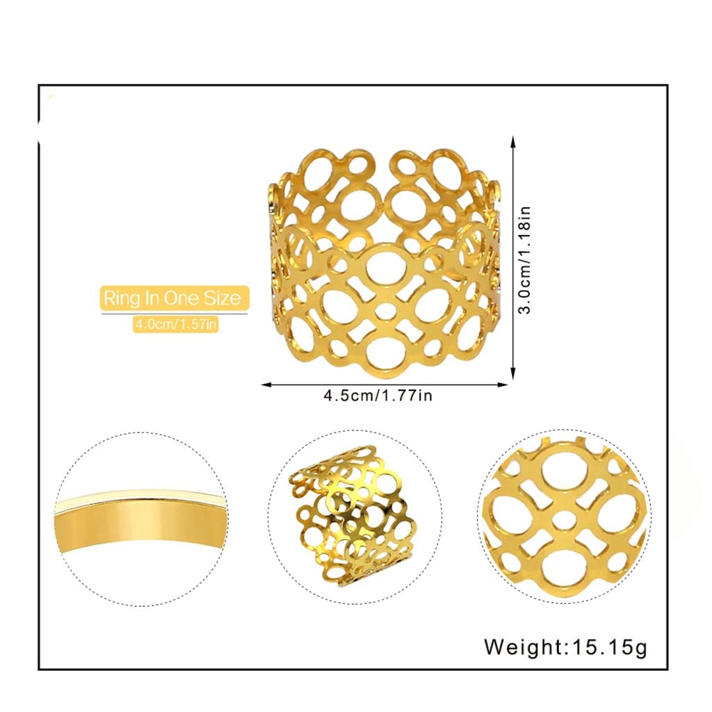 Ringe runder Serviettenhalter mit Schnallen für Weihnachten, Hochzeit, Urlaub, Party, Familientreffen, Tischdekoration (Mehrfarbig, wie abgebildet)
