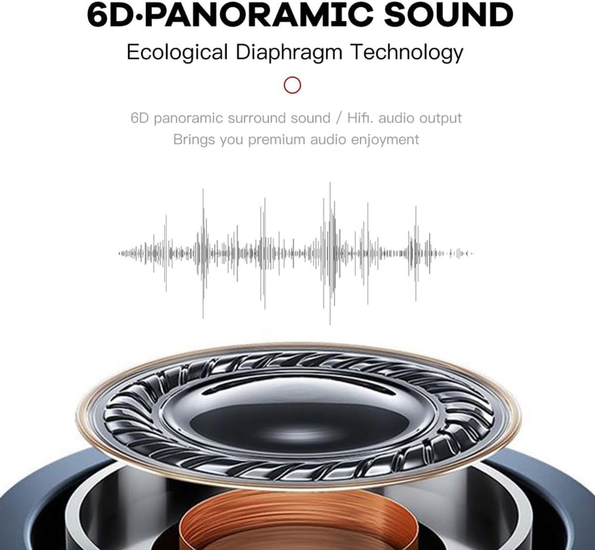 Bone Conduction Headphones Open-Ear Bluetooth WirelessHeadphones with Microphone,230 mAh Battery Capacity 7 Hours of Playback Time IPX4 Waterproof Light-Weight Wireless Headphones, White