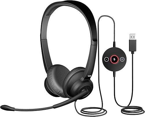 Miniatura 9 de Cyber Acoustics Auriculares estéreo (AC-204), estéreo de 0.138 in y adaptador Y, hogar, aula escolar K12 y educación