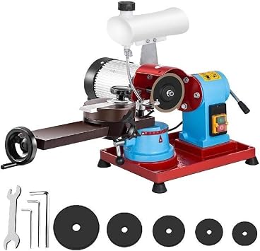 370W Professional Blade Sharpener Water-Cooled Grinder for TCT Saw Blades with Carbide Tip Sharpening System & Angle Adjustment