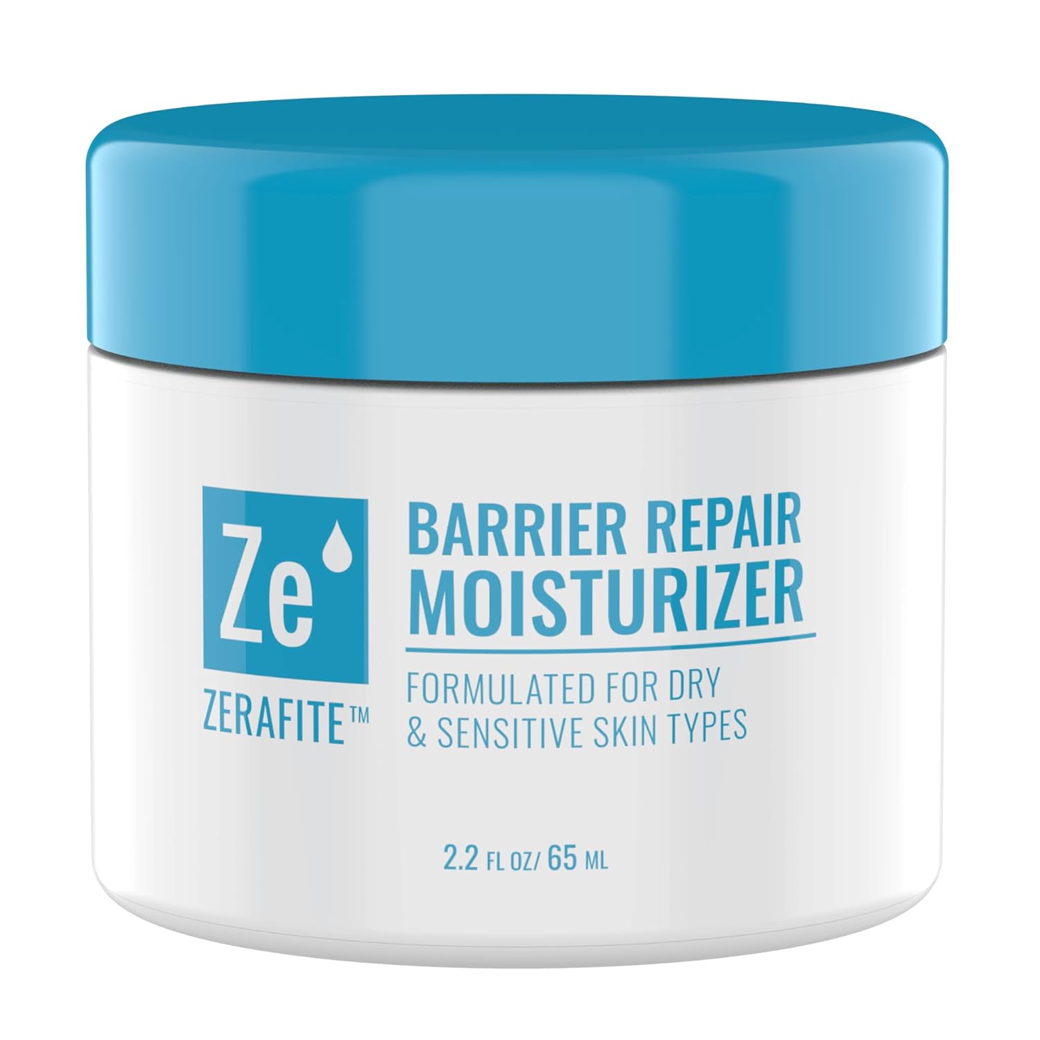 Barrier Repair Face Moisturizer for Dry & Sensitive Skin Types (2.2 fl. oz./65 ML)