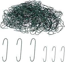 WYAN Christmas Tree Baubles Metal Hooks for Christmas Tree Home Kitchen Party Decoration Birthday Green (Pack of 300)