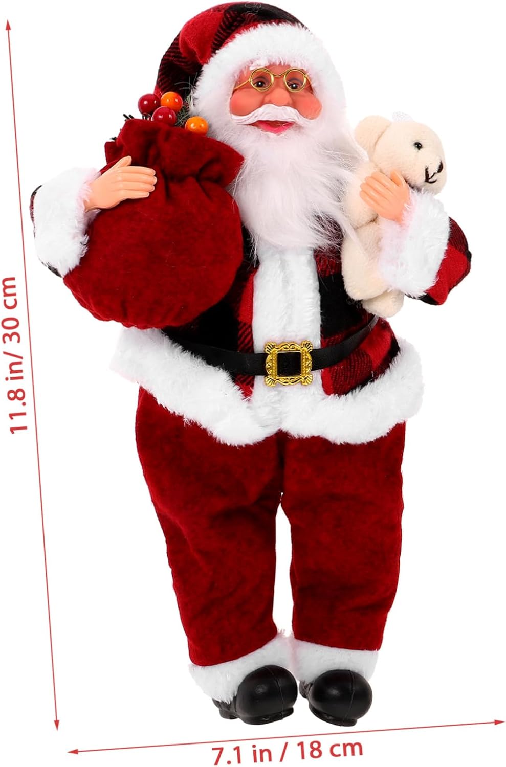 1pc Santa Claus Doll Ornament Festive Xmas Decoration for Home for Christmas Atmosphere Daily Decor