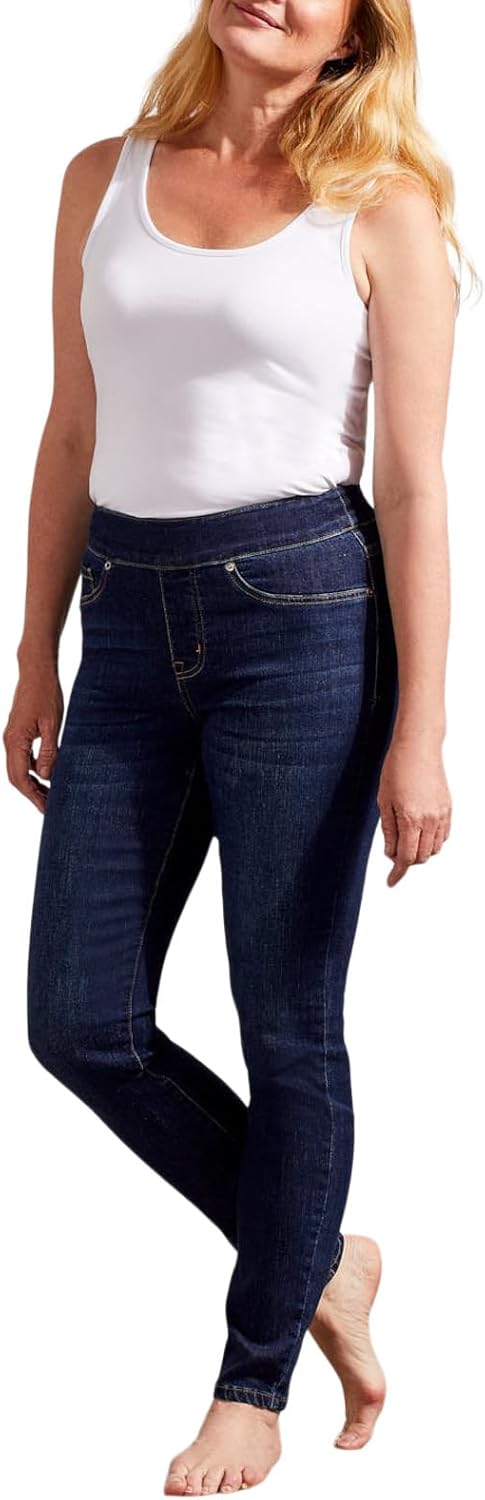 Tribal Womens Audrey Pull-on Comfort Stretch Slim Fit Jeggings (Ankle and Full Length)