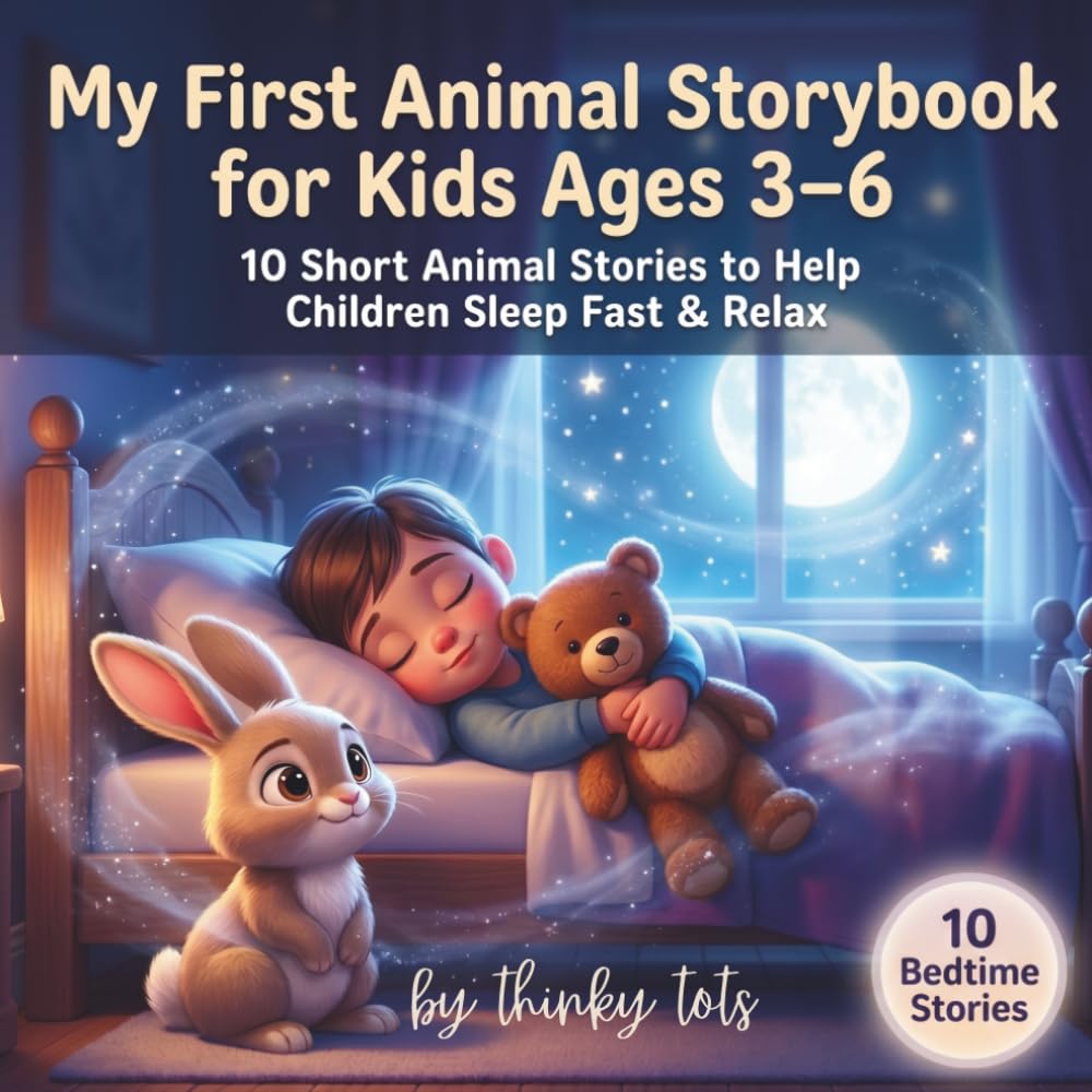 My First Animal Storybook — 10 Bedtime Tales: Sweet, Short Read-Aloud Picture Stories for Ages 3–6 (Thinky Tots Bedtime Tales)