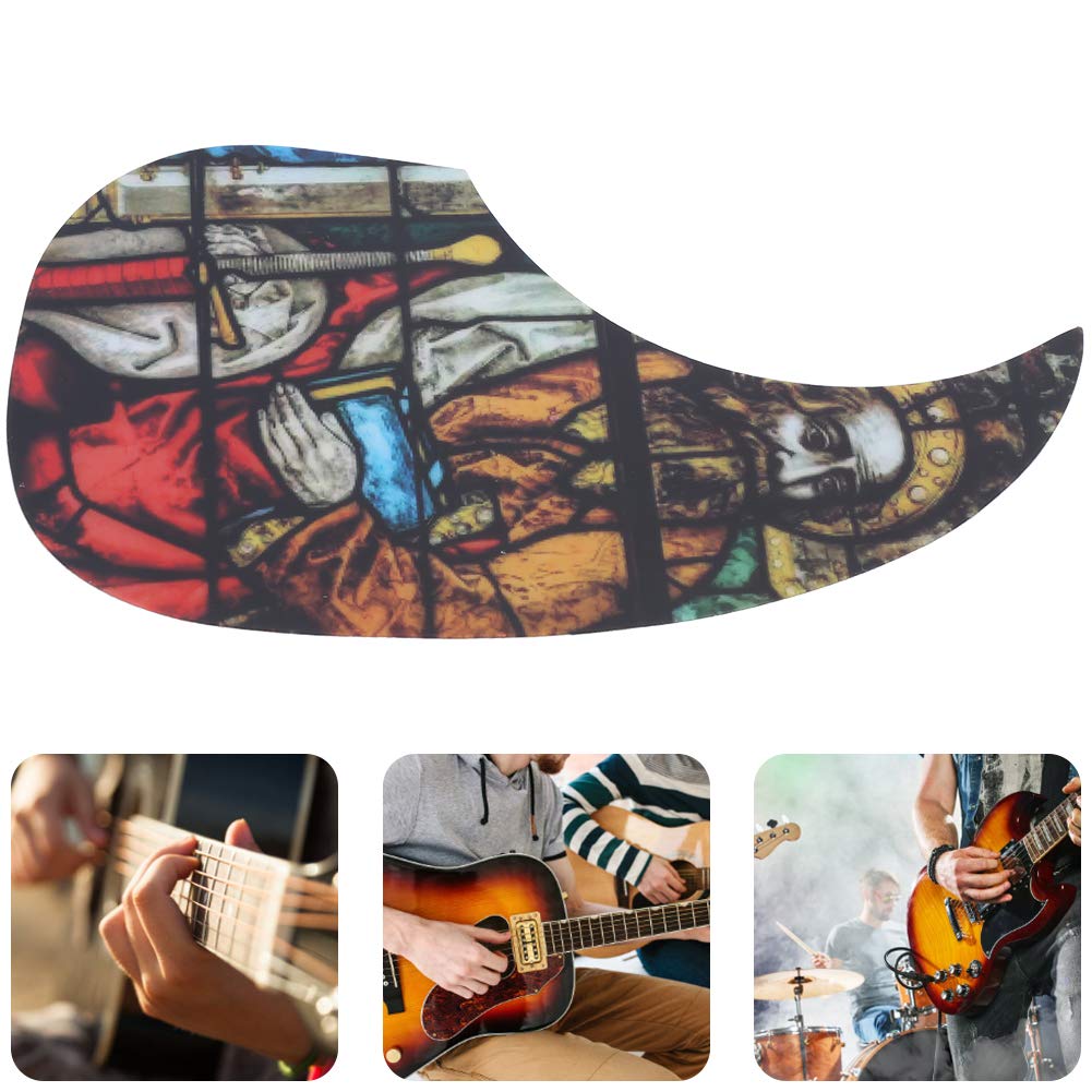Slagplaat voor Akoestische Gitaar, Anti-kras Beschermplaat, Slagplaten, Verschillende Kleuren Stickeraccessoires, Zelfklevende Decoratie, Muziekinstrumentaccessoires (opa
