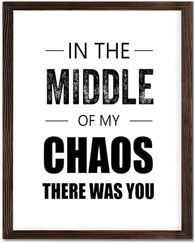 Miniatura 16 de In This Kitchen We Dance - Letrero de madera para decoración de pared, con citas religiosas, letrero de madera enmarcado, estilo rústico de granja