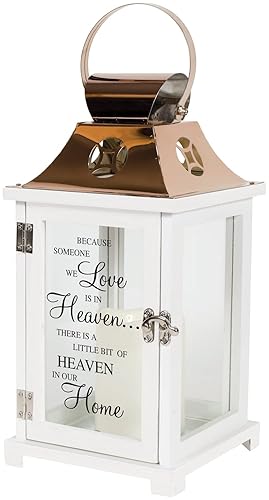 Heaven in Our Home Flameless Candles Copper Lantern