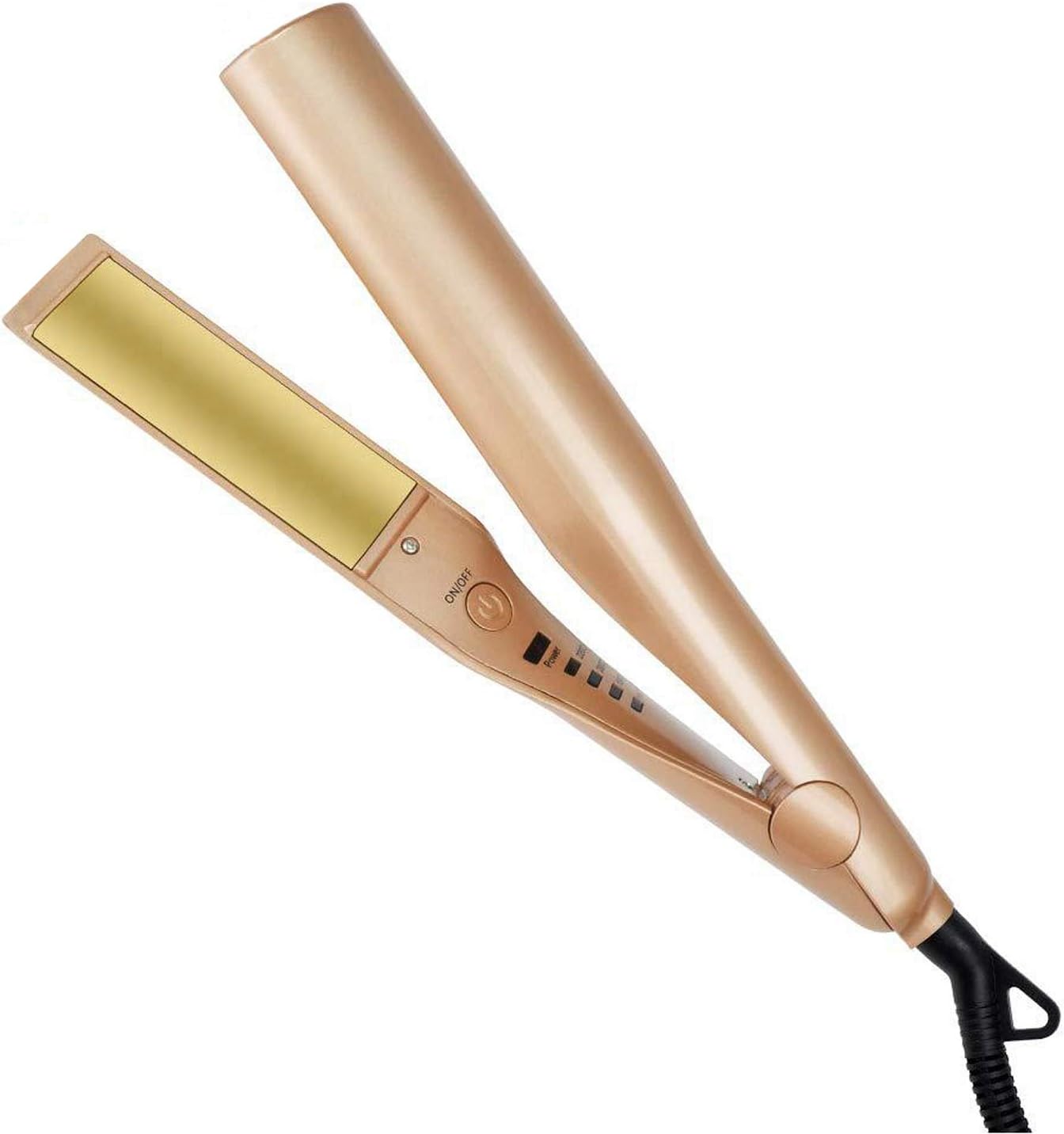 CFMOUR Hair Curler，2 in 1 Hair Straightener and Curler Curling Iron in One