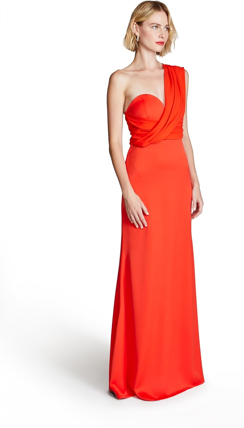 HALSTON Women's Roselle Crepe Gown