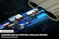 Vista 6 de Samsung T7 Shield 2TB SSD portátil, USB 3.2 Gen2, resistente, con clasificación IP65, para fotógrafos, creadores de contenido y juegos, unidad