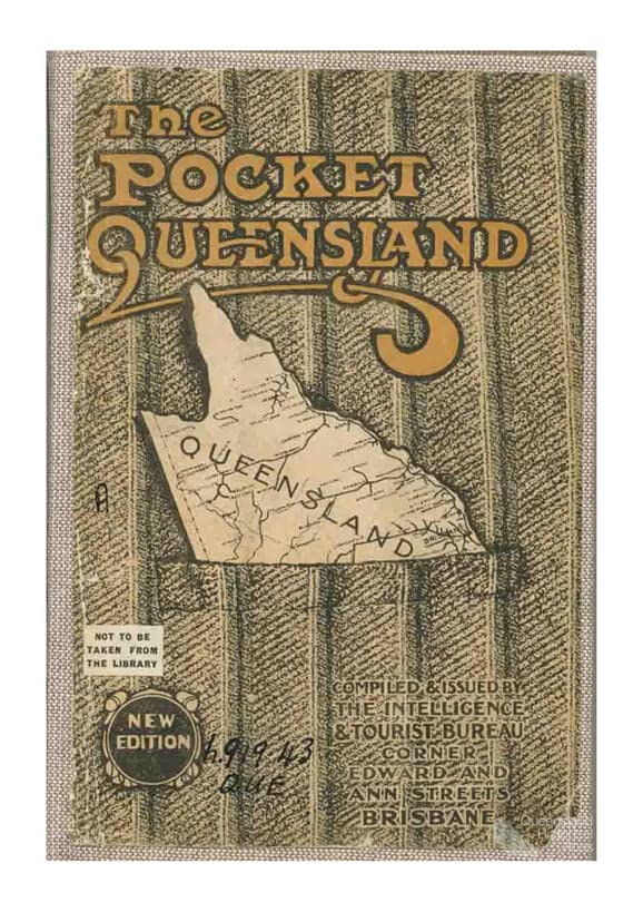 Affiche de voyage Australie Queensland grand format sous cadre mat
