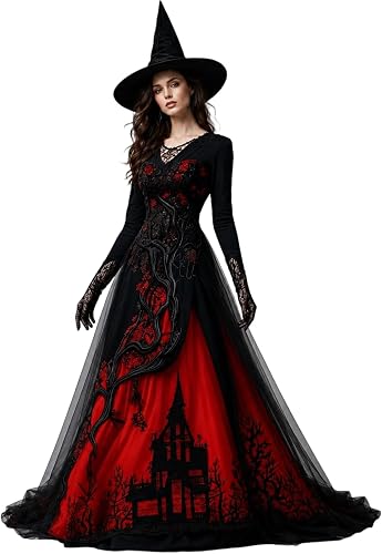 Vividcrate Plus Size Womens Halloween Costumes Halloween Witch Dress for Women P