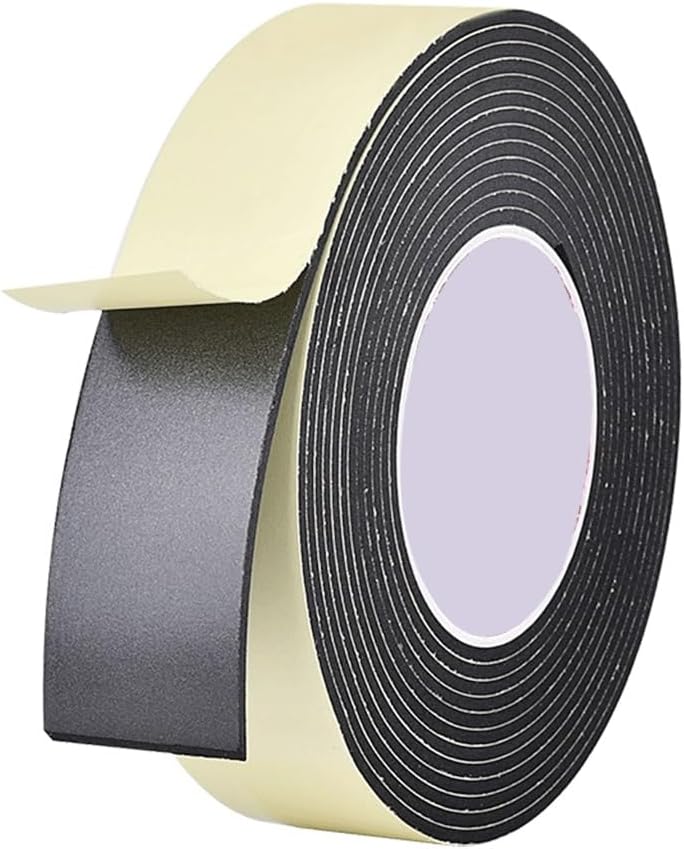 Foam Tape, SSelf Adhesive Foam Insulation Tape Multiple Sizes Pack of Multiple Rolls(20mm Wide X2 m Long(2 Rolls Total 4 m))