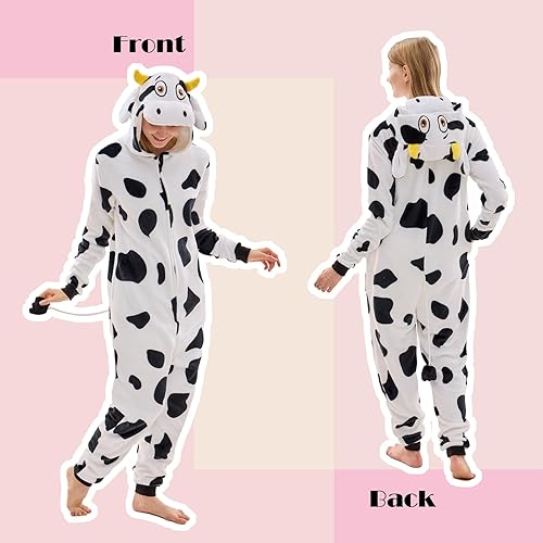 Vista 3 de NEWCOSPLAY Unisex Adult Onesie Pajamas Animal One Piece Costume Cosplay Sleepwear