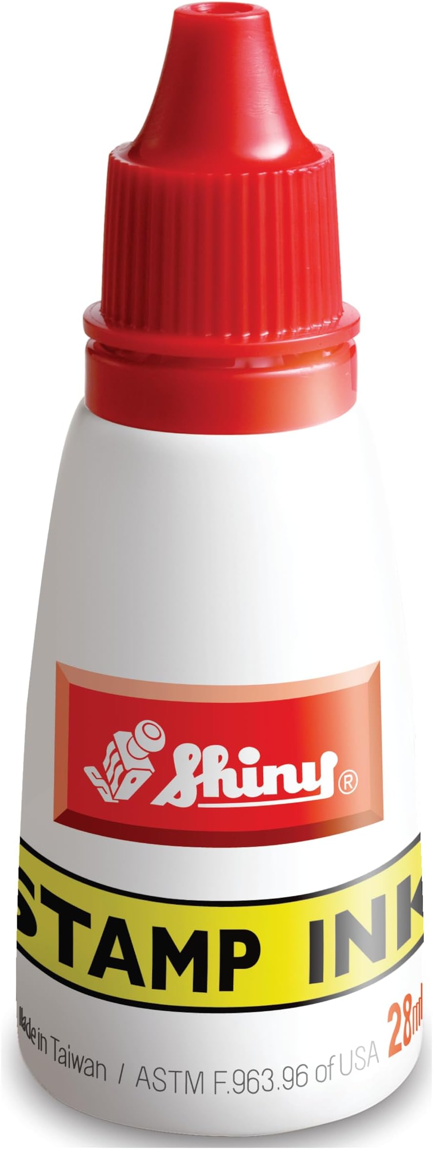 Shiny Red Refill Ink, Premium Water-Based Refill Ink for Rubber Stamps, 1oz