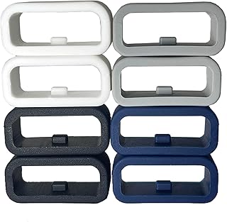 18MM Watchband Fastener Rings Replacement for Garmin Vivoactive 4S/ Vivomove 3S/ Garmin Forerunner 255s/ 255s Music/Forerunner 265S/ Garmin Venu 2S Silicone Band Keeper Retainer Holder Loop