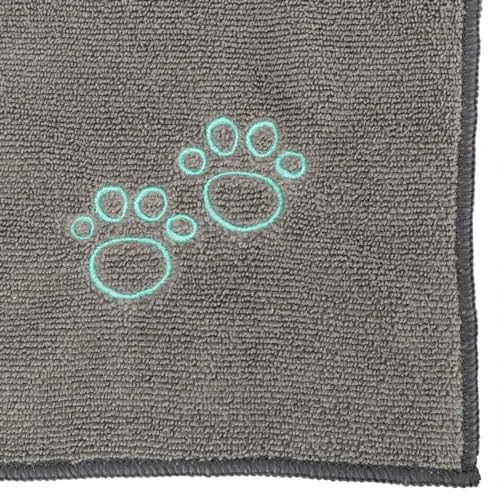 TRIXIE 2350 Handtuch, 50 × 60 cm, Grau, 1 Stück (2er Pack)