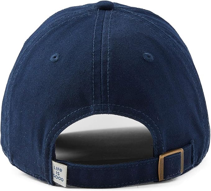 Image of Life is Good Adult Chill Baseball Cap, Low-Profile Adjustable Snap Back, Embroidered Hat for Men and Women