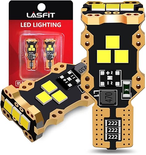 Miniatura 10 de LASFIT Bombilla LED 194 6000K Blanco, T10 168 2825 W5W Repuesto para Luz de Cúpula Interior, Puerta, Cortesía, Placa de Matrícula, Luz de Maletero