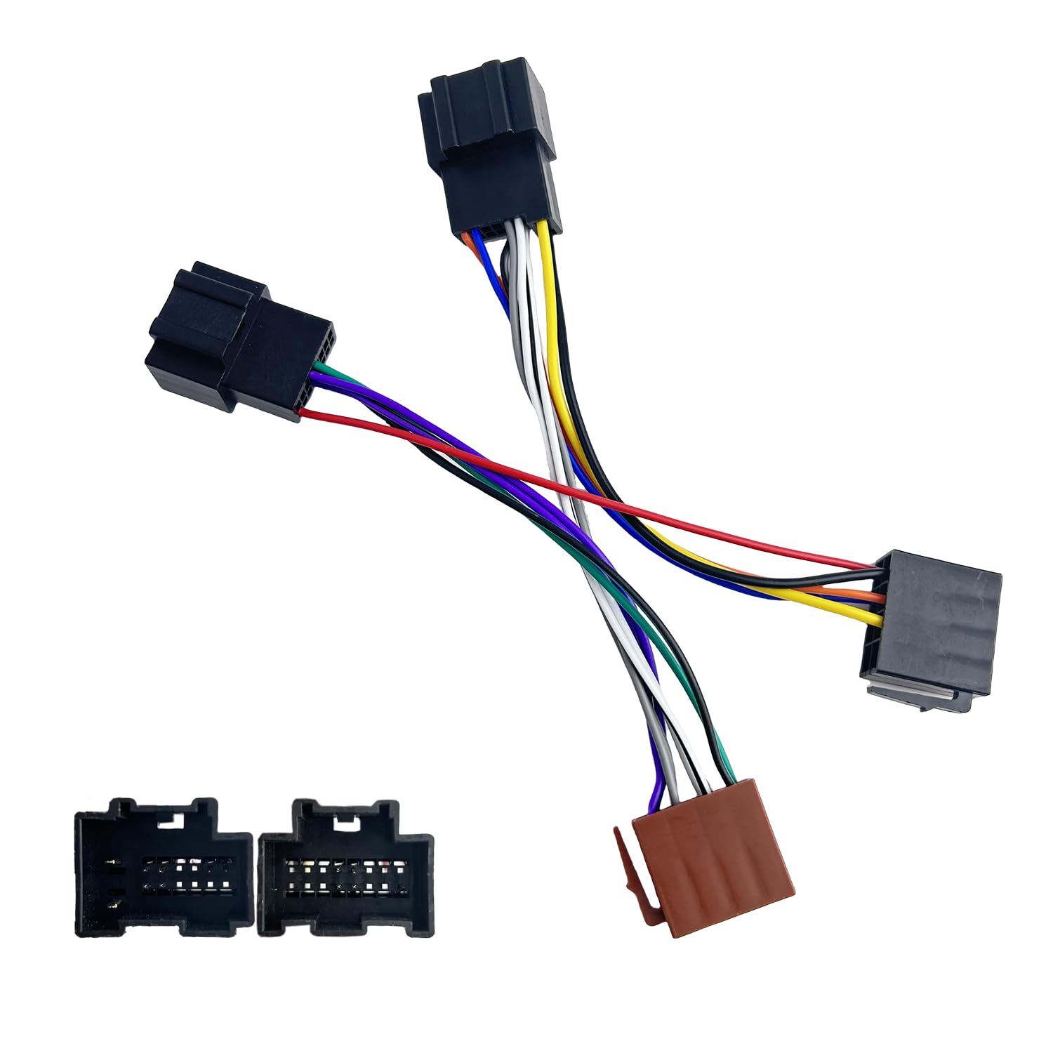 Photo 1 of 16Pin Aftermarket Stereo Wiring Harness Compatible with Chevrolet 2006-2014 Buick, 8Pin+8Pin Android Car Stereo Harness Adapter for Captiva Silverado Suburban Car Radio Stereo Wiring Harness Cable