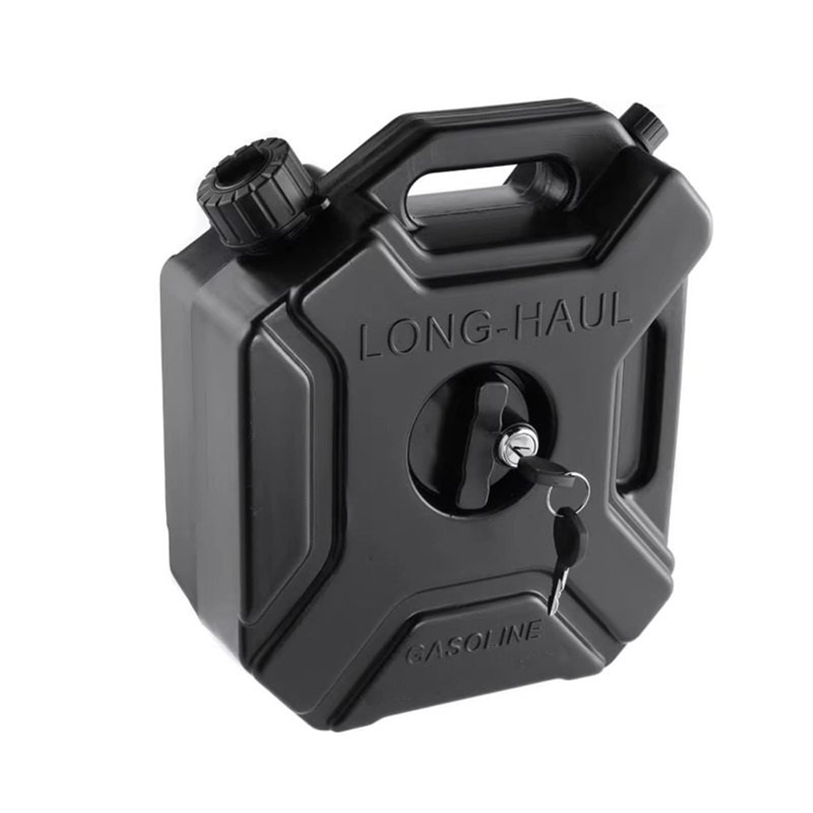Zbiornik paliwa Uniwersalny zbiornik na benzynę 3L/5L. Czarny zapasowy pojemnik na benzynę Diesel Kanister na benzynę(3L With Lock)