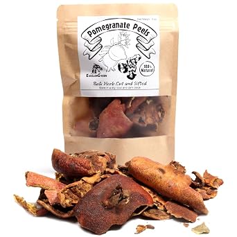 EidolonGreen [China Medicinal Herb] Pomegranate Peels/Shiliupi// Dried Bulk Herbs 3 Oz 88g