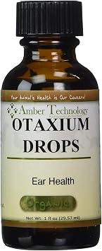 Amber NaturalZ Otaxium Drops for Dogs, Cats, Rabbits, and Small Pets | Herbal Ear Support to Help Maintain Normal Ear Function, Soothe Occasional Discomfort, and Promote Ear Health