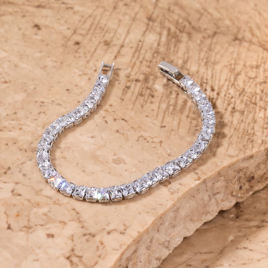 Image of SALTY Anti Tarnish Bracelet for Women | Fancy Bracelet | Jewellery Gifts | Hand Band | Fashion Accessories for Girls | Minimal Jewelry Design | Gift for Rakhi | Gift for Diwali, Christmas, Marriage, Birthday