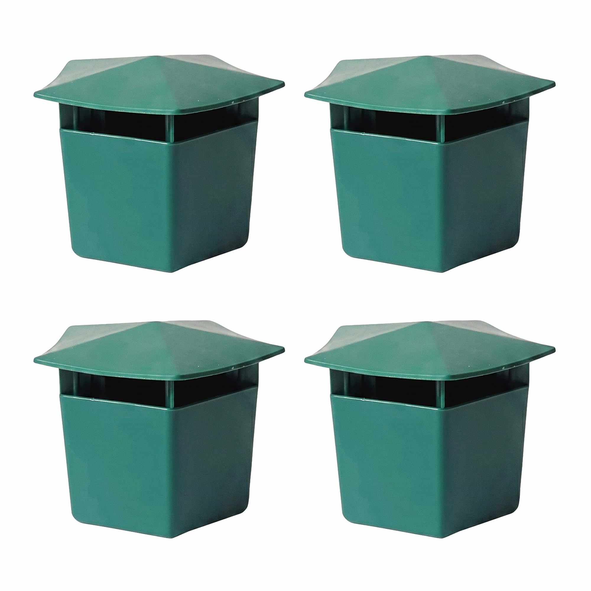 Noctra Garden Snail and Slug Trap Eco Friendly Beer Trap Non-toxic Plastic Pest Catcher Box, Safe for Outdoor Gardening Flowers Organic Garden Control, Checmical Poison Free (4 Pack)