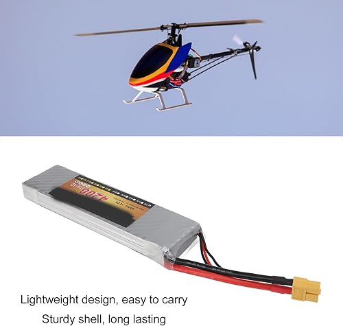 Miniatura 7 de Potente 7.4V 2S 4200mAh 55C Lipo Batería con XT60 Plug Alta Capacidad para RC Coche Avión Helicóptero Drone