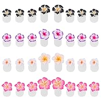 Vista 13 de Beaupretty Separadores de dedos de silicona con flores para pedicura, 24 unidades, reutilizables, separadores de dedos de gel, cómodos divisores