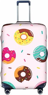 Donut for Luggage Cover Washable Elasticated Suitcase Covers TSA Approved Stylish Dust and Scratch Resistant Case Protector for Kids and Adults