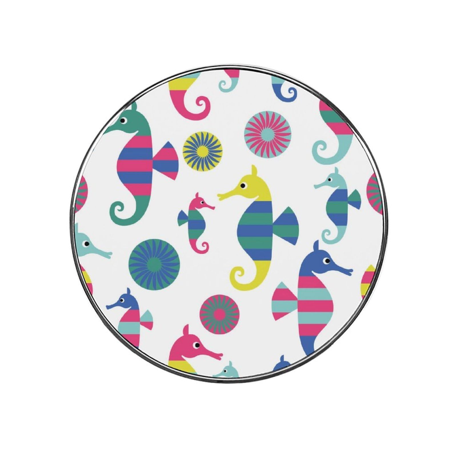 Colorful Seahorse Alloy Fridge Magnet For Office Cabinet Refrigerator Whiteboard Photo