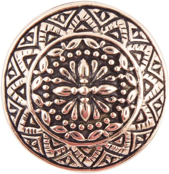 Barse Jewelry Engraved Golden Bronze Statement Ring