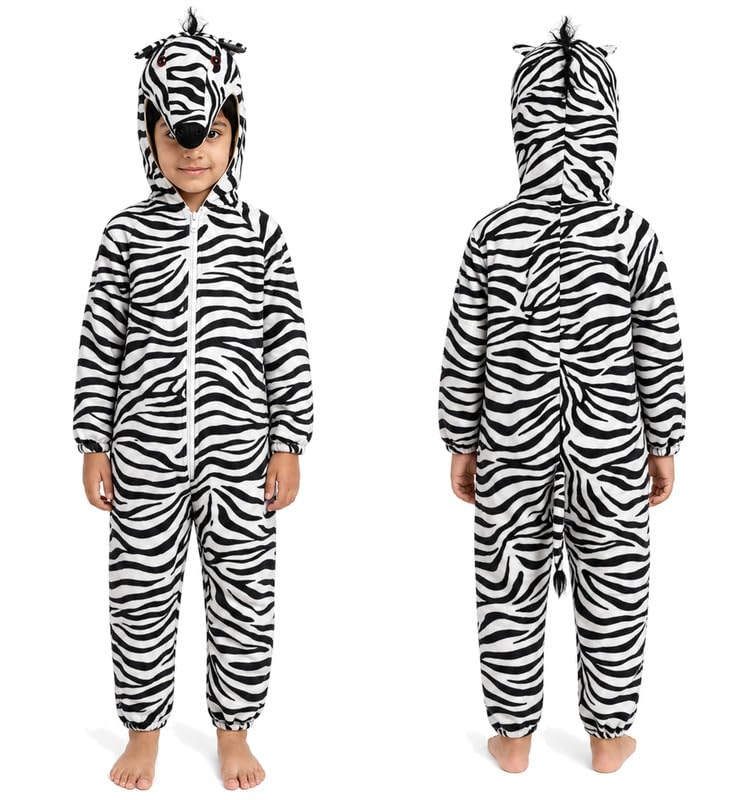 Image of Animal Costume for Kids | Plush Fancy Dress Costume for Boys & Girls |School Fancy Dress, Annual Day, Jungle Theme, Role Play, Halloween & Birthday Party