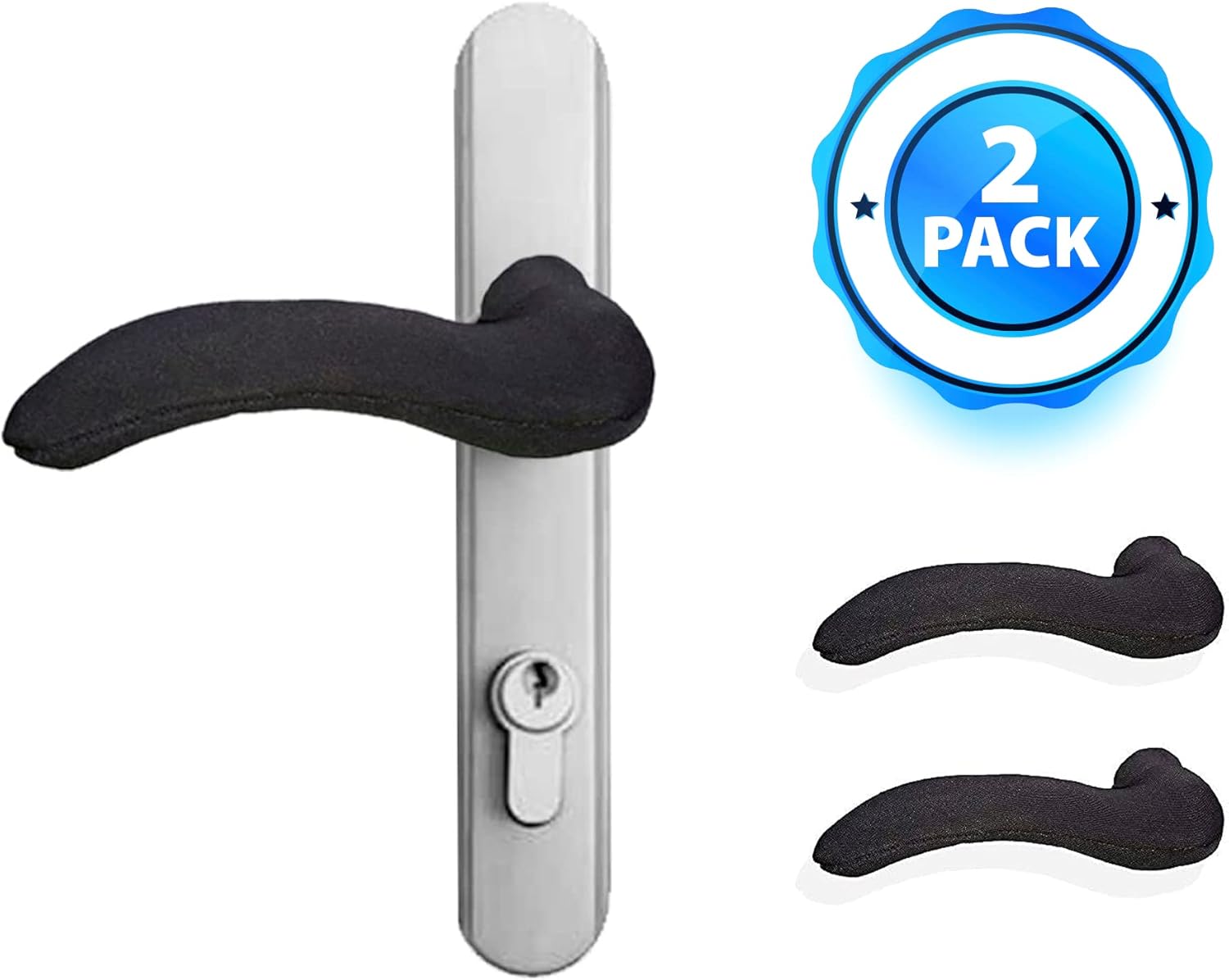 Door Handle Covers, Anti-Scald Door Handle Cover, Door Knob Protector for Hot and Cold Doors; Protect Hands from Burns (2PACK)