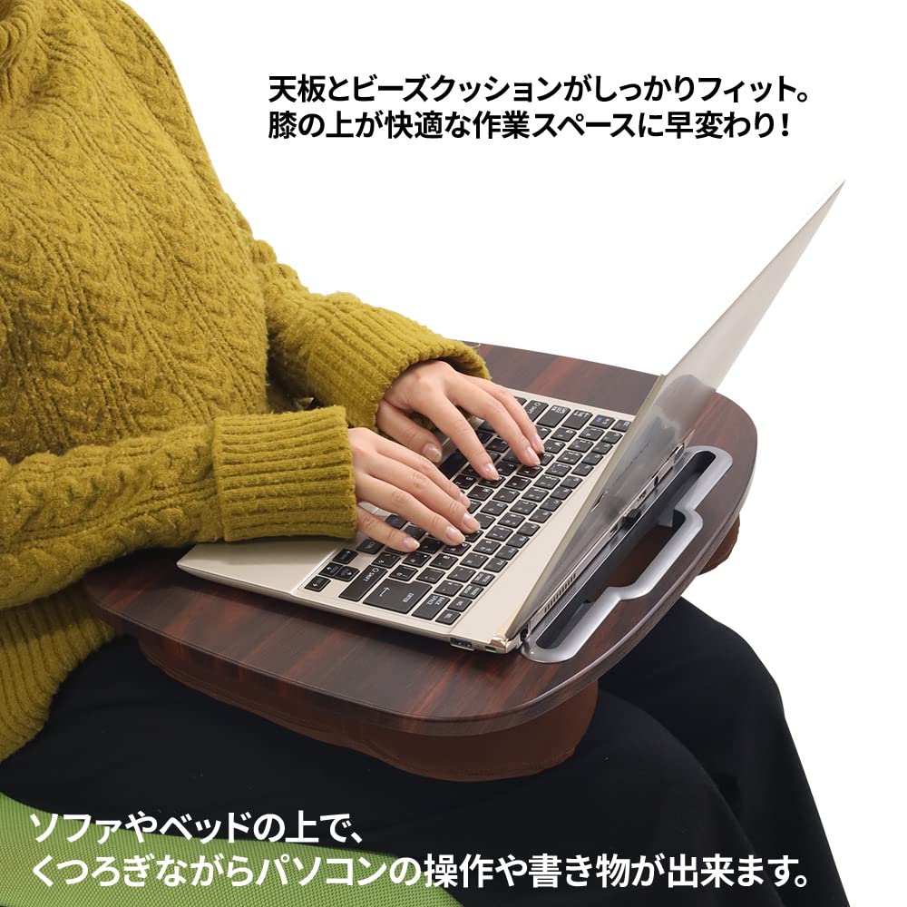 クッション付き膝上テーブル 角度調整可能 Amazon.co.jp: 膝上テーブル ノートパソコン用ラップデスク