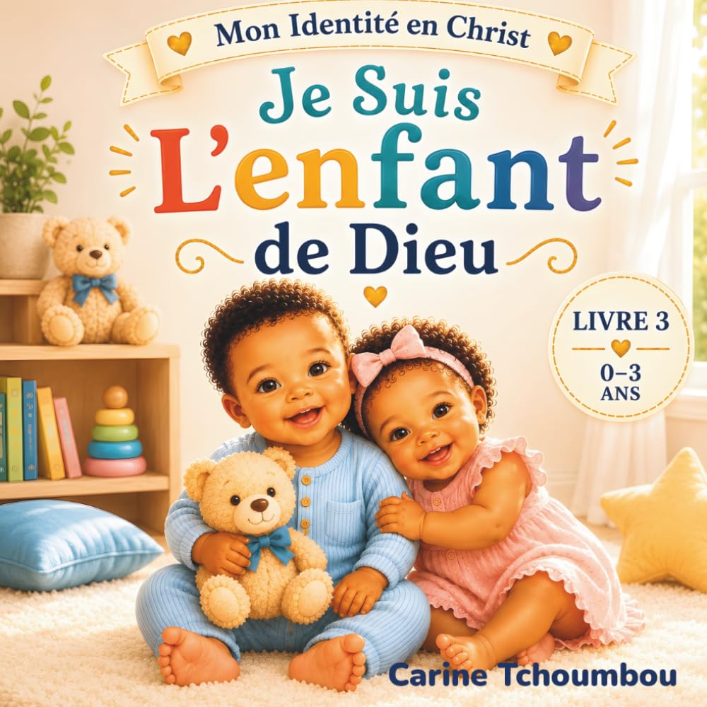 Je suis l’enfant de Dieu: Un livre de foi et d’identité pour bébés et tout-petits (0–3 ans) Mon identité en Christ – Livre 3