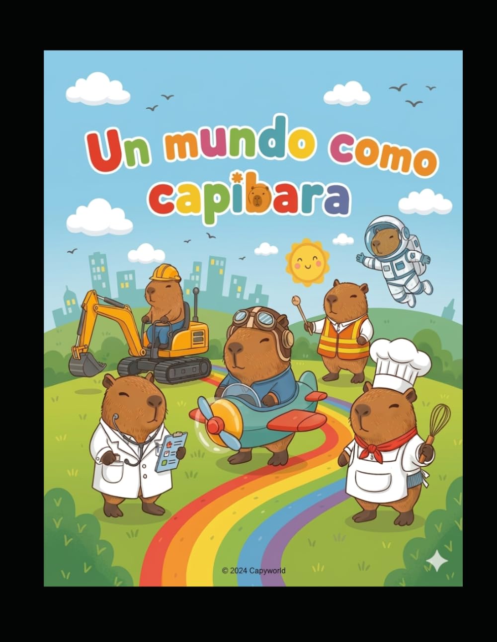 Un mundo como capibara: Colorear