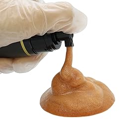 Dolahair Medium Brown Wig Tint Lace Spray and Mousse for Melting Lace Wigs, with 2 Elastic Bands